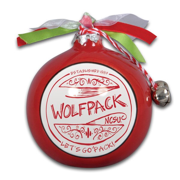 Ornament with Ribbon Bells - Wolfpa